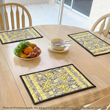 Star Flower Placemats Downloadable Pattern by Tulip Square Patterns