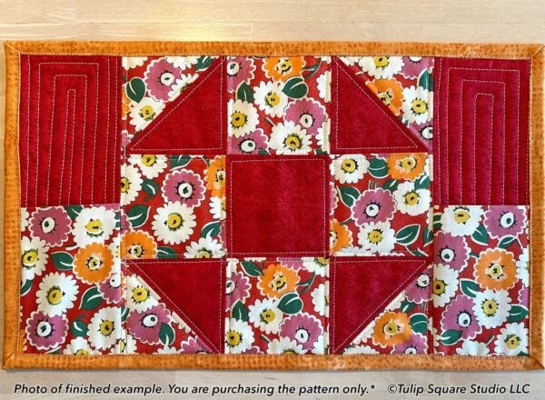 Picnic Pockets Placemats Downloadable Pattern by Tulip Square Patterns