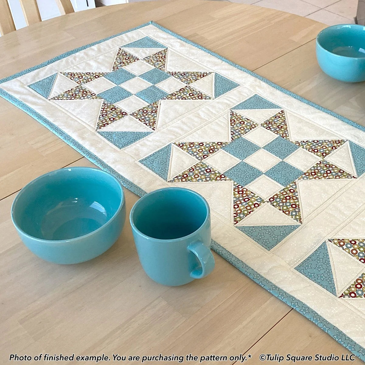 X Marks the Spot Table Runner Downloadable Pattern by Tulip Square