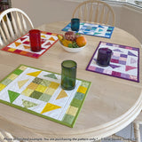 Kaleidoscope Placemat Set Downloadable Pattern by Tulip Square Patterns