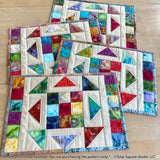 Kaleidoscope Placemat Set Downloadable Pattern by Tulip Square Patterns