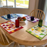 Kaleidoscope Placemat Set Downloadable Pattern by Tulip Square Patterns