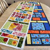 Picture Windows Table Runner Downloadable Pattern by Tulip Square Patterns