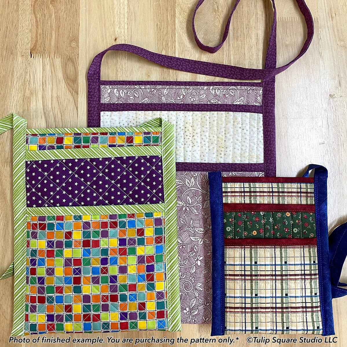 Cross Body Tablet Tote Downloadable Pattern by Tulip Square Patterns