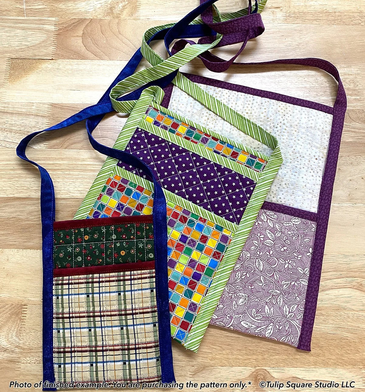 Cross Body Tablet Tote Downloadable Pattern by Tulip Square Patterns