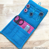 Sewing Kit Book Style Organizer Downloadable Pattern by Tulip Square