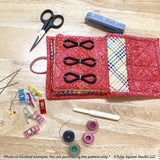 Sewing Kit Book Style Organizer Downloadable Pattern by Tulip Square