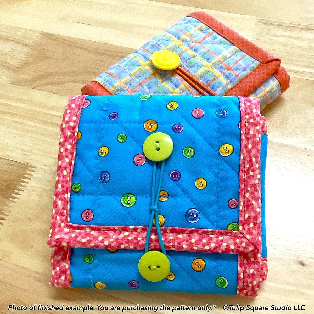 Flip Fold Sewing Kit Organizer Downloadable Pattern by Tulip Square