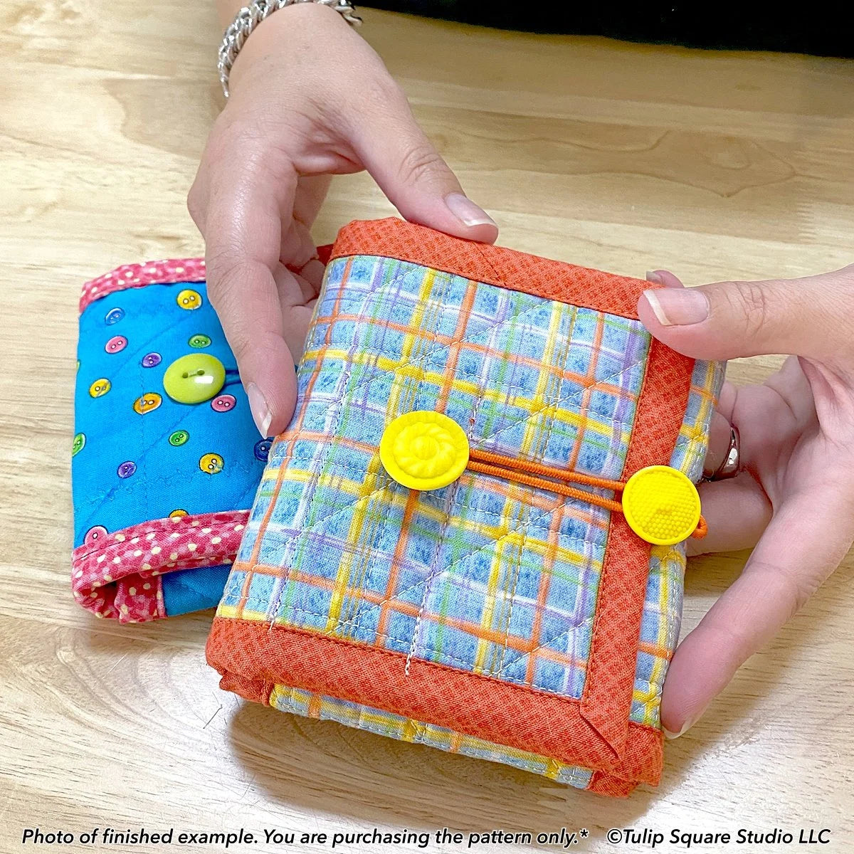 Flip Fold Sewing Kit Organizer Downloadable Pattern by Tulip Square