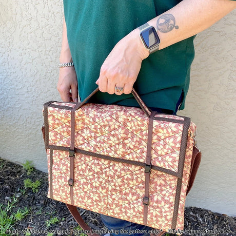 Messenger Bag Downloadable Pattern by Tulip Square Patterns