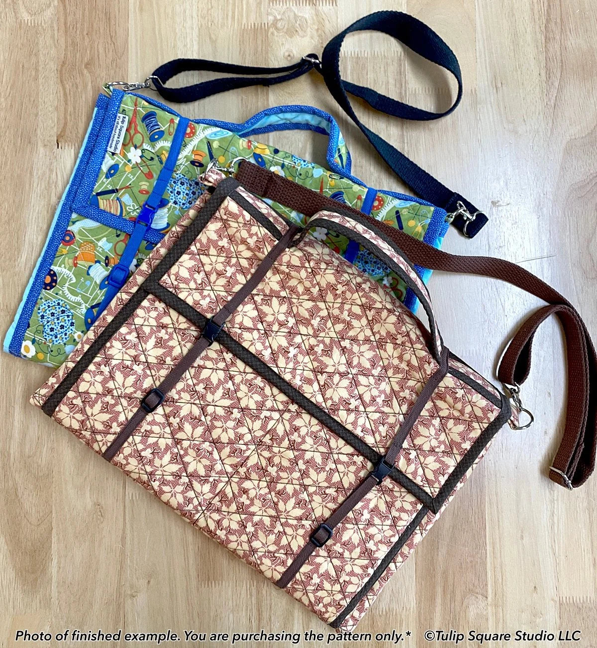 Messenger Bag Downloadable Pattern by Tulip Square Patterns