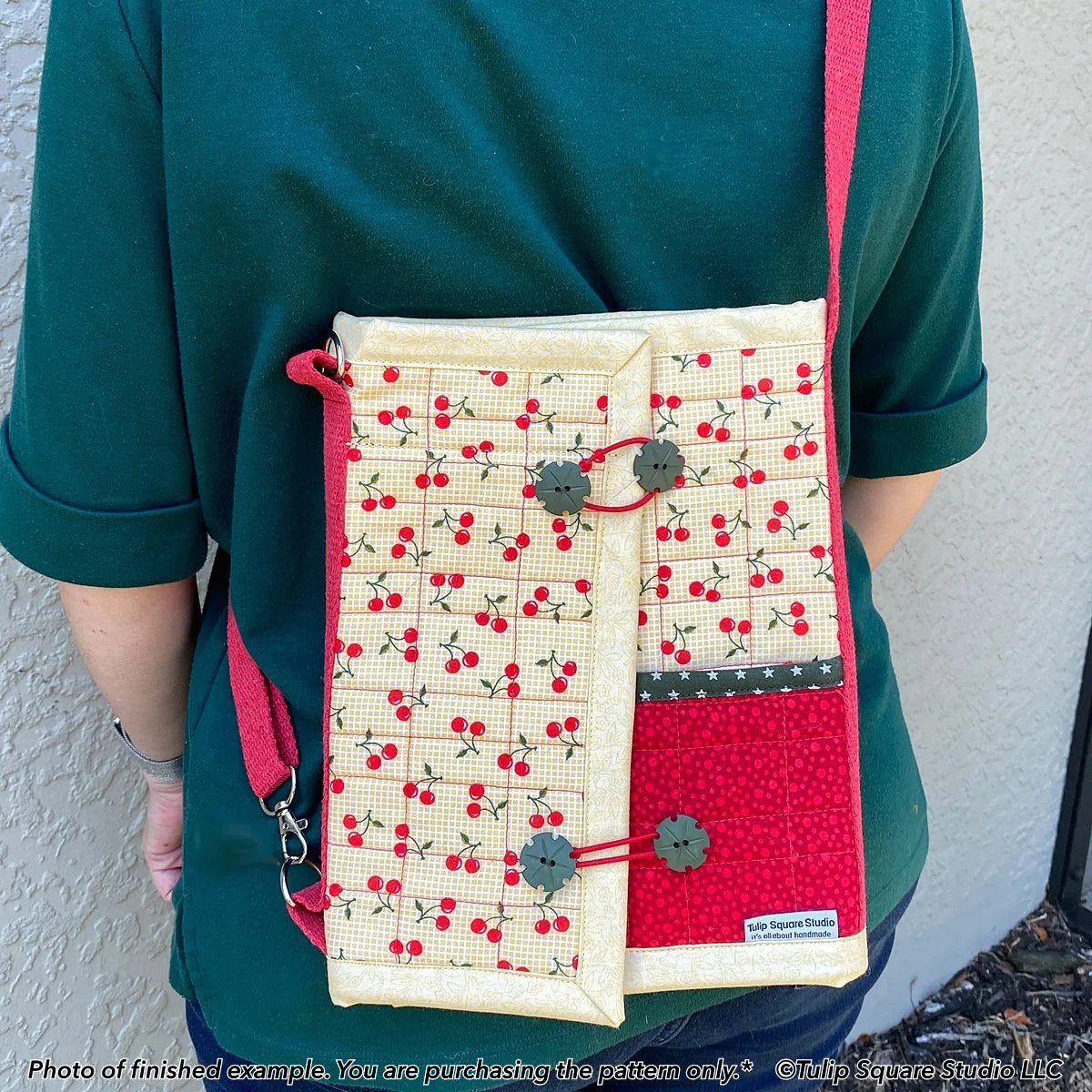 Convertible Tablet Tote Downloadable Pattern by Tulip Square Patterns