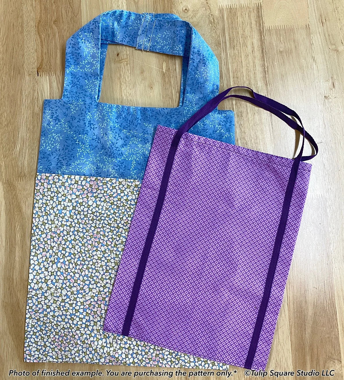 Reusable Shoppers Downloadable Pattern by Tulip Square Patterns