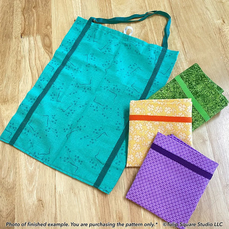 Reusable Shoppers Downloadable Pattern by Tulip Square Patterns