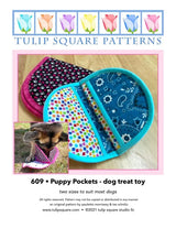 Puppy Pockets Downloadable Pattern by Tulip Square Patterns