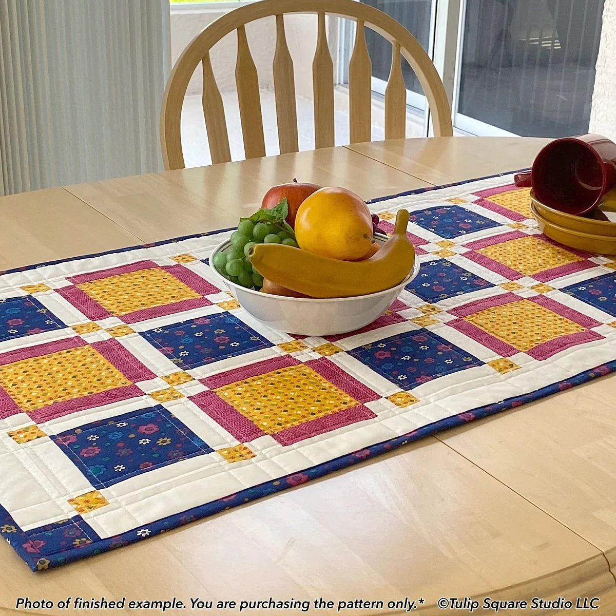 Country Charm Table Topper Downloadable Pattern by Tulip Square