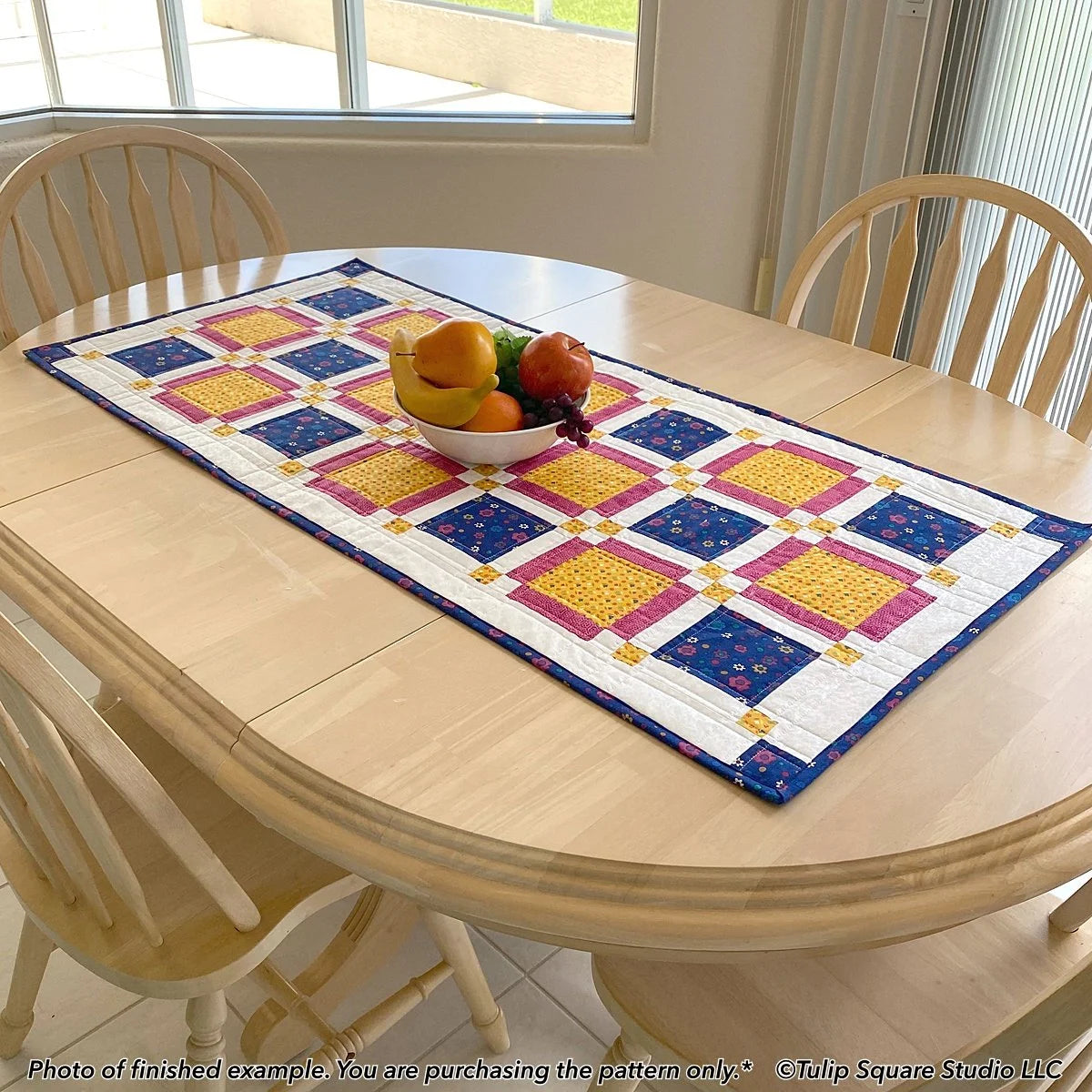 Country Charm Table Topper Downloadable Pattern by Tulip Square