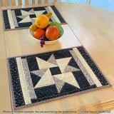 Spinning Star Placemats Downloadable Pattern by Tulip Square