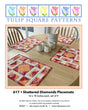 Shattered Diamonds Placemats Downloadable Pattern by Tulip Square