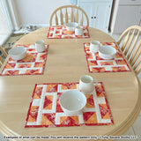 Shattered Diamonds Placemats Downloadable Pattern by Tulip Square