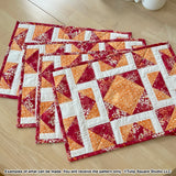 Shattered Diamonds Placemats Downloadable Pattern by Tulip Square