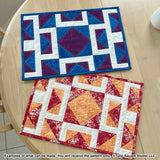 Shattered Diamonds Placemats Downloadable Pattern by Tulip Square