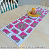 Shattered Diamonds Table Runner Downloadable Pattern by Tulip Square Patterns