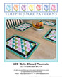 Color Blizzard Placemats Downloadable Pattern by Tulip Square Patterns