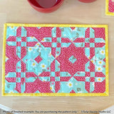 Mirror Image Placemat Set Downloadable Pattern by Tulip Square Patterns