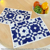 Mirror Image Placemat Set Downloadable Pattern by Tulip Square Patterns