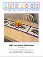 Knot Woven Table Runner Downloadable Pattern by Tulip Square Patterns