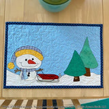 Frosty Friends Placemat Set Downloadable Pattern by Tulip Square Patterns