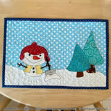 Frosty Friends Placemat Set Downloadable Pattern by Tulip Square Patterns