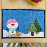 Frosty Friends Placemat Set Downloadable Pattern by Tulip Square Patterns