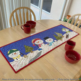 Frosty Friends Table Runner Downloadable Pattern by Tulip Square Patterns