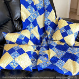 Field of Diamonds Throw Downloadable Pattern by Tulip Square Patterns