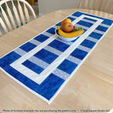 Fleur La File Table Runner Downloadable Pattern by Tulip Square Patterns