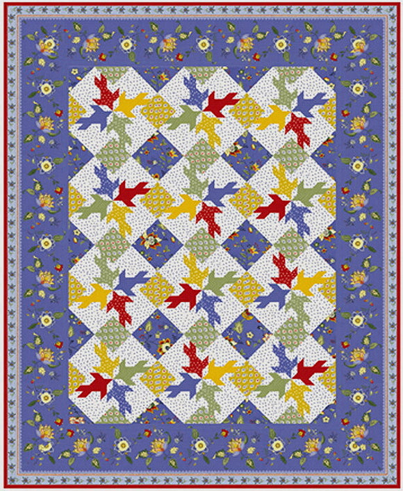 Dove in the Window Quilt Pattern by American Jane Patterns