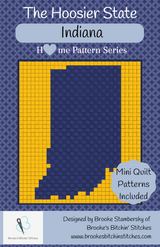 The Hoosier State Indiana Downloadable Pattern By Brooke's Bitchin' Stitches