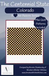 The Centennial State Colorado Downloadable Pattern By Brooke's Bitchin' Stitches