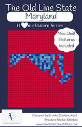 The Old Line State Maryland Downloadable Pattern By Brooke's Bitchin' Stitches