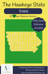 The Hawkeye State Iowa Downloadable Pattern By Brooke's Bitchin' Stitches