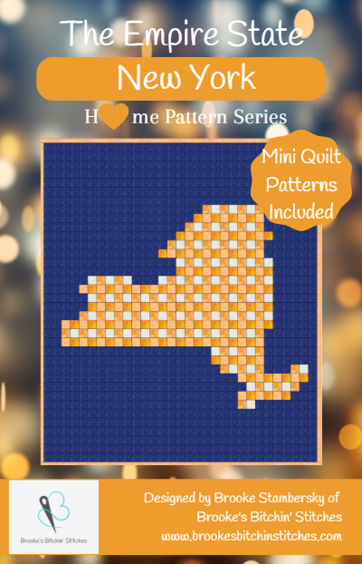The Empire State New York Downloadable Pattern By Brooke's Bitchin' Stitches