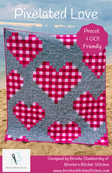 Pixelated Love Downloadable Pattern By Brooke's Bitchin' Stitches