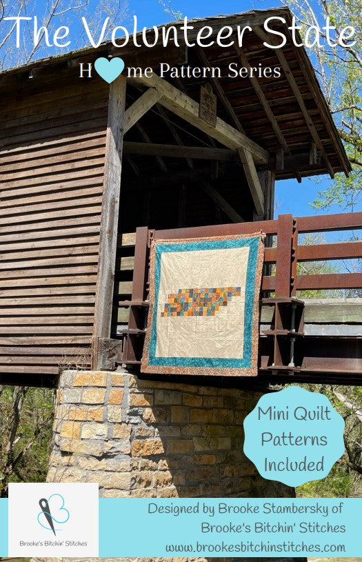 The Volunteer State Tennessee Downloadable Pattern By Brooke's Bitchin' Stitches