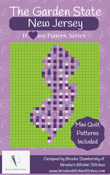 The Garden State New Jersey Downloadable Pattern By Brooke's Bitchin' Stitches