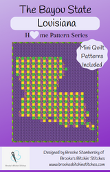 The Bayou State Louisiana Downloadable Pattern By Brooke's Bitchin' Stitches
