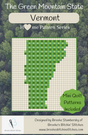 The Green Mountain State Vermont Downloadable Pattern By Brooke's Bitchin' Stitches