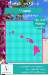 The Aloha State Hawaii Downloadable Pattern By Brooke's Bitchin' Stitches