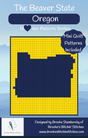 The Beaver State Oregon Downloadable Pattern By Brooke's Bitchin' Stitches